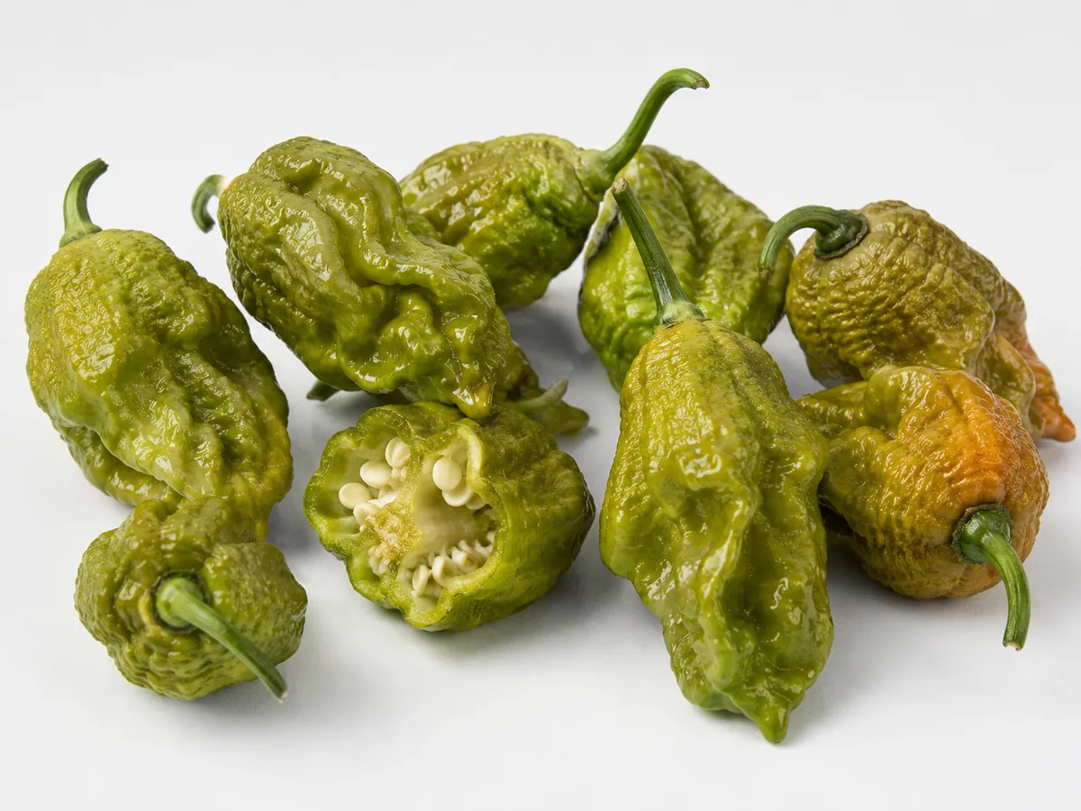Pepper X – sortennahe Illustration der Frucht