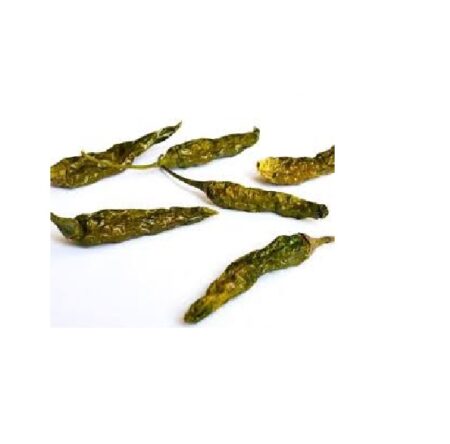 Griechische Peperoni grün Chili Früchte getrocknete 1g, (inkl. Samen) grün Fruchtig, typisch mexikanischen“ Aroma